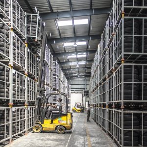 Warehouse of temporary storage