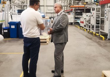 Глава администрации СЭЗ «Гомель-Ратон» Владимир Привалов продолжает рабочие визиты на предприятия-резиденты СЭЗ